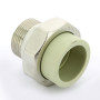 Муфта комбинированная разъемная 1 1/4" полипропилен 40 FV-Plast 237 | 237040 серая