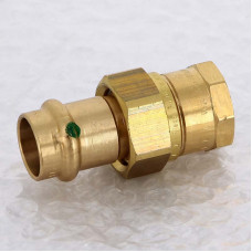Соединение разъёмное 18×1/2" Viega 283384 бронза