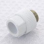 Муфта комбинированная сварка-Н PPR 25-3/4" Pro Aqua PA230 | PA23014P полипропилен белый