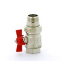 Кран шаровой американка 1″ резьба ВН Itap 098 1″ Ideal бабочка