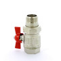 Кран шаровой американка 1″ резьба ВН Itap 098 1″ Ideal бабочка