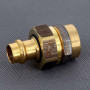 Соединение разъёмное 15×3/4" Viega 469467 бронза