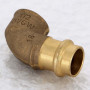 Угол 90° 18×1/2" Viega 281236 бронза