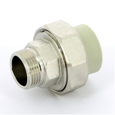 Муфта полипропиленовая с разъемным соединением 25-3/4" нр FV-Plast 237 | 237025 полипропилен