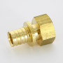 Муфта аксиальная комбинированная В 16-1/2" Uni-Fitt | 741G6200 латунь