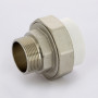 Муфта комбинированная разъемная Н PPR 40-1 1/2 " Pro Aqua PA210 | PA21021 полипропилен белый