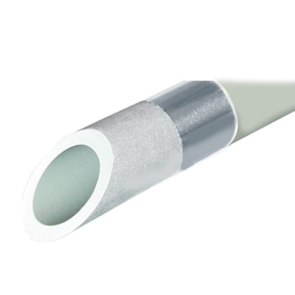 Труба полипропиленовая армированная PN20 Stabioxy с алюминиевым слоем без перфорации FV-PLAST 32х3.6мм штанга 4м | 106432