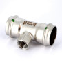 Тройник 35×1/2" Viega 437213 нержавеющая сталь