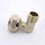 Угол обжимной НР 20-1/2" Uni-Fitt | 665N7200 никелированный