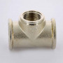 Тройник 1"-3/4"-1" Uni-Fitt | 615N4340 никелированная латунь