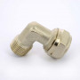Угол обжимной НР 20-1/2" Uni-Fitt | 665N7200 никелированный