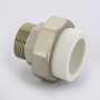 Муфта комбинированная разъемная Н PPR 50-1 1/2 " Pro Aqua PA210 | PA21022 полипропилен белый