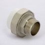 Муфта комбинированная разъемная Н PPR 50-1 1/2 " Pro Aqua PA210 | PA21022 полипропилен белый