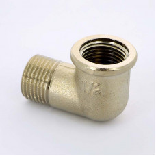 Угол 90 НВ 1/2" Uni-Fitt | 611N2200 никелированная латунь