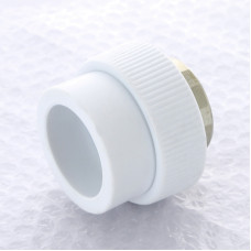 Муфта комбинированная под ключ сварка-В PPR 50-1 1/2 " Pro Aqua PA225 | PA22522P полипропилен белый