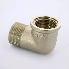 Угол 90 НВ 3/4" Uni-Fitt | 611N3300 никелированная латунь