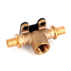 Водорозетка проходная 16x1/2" Rehau RX+ 14562911001 бронза