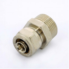 Муфта обжим-Н 16-3/4" Uni-Fitt | 662N6300 никелированная латунь