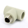 Тройник полипропиленовый с наружной резьбой 25-3/4"-25 FV-Plast 2225 | 222525