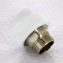 Муфта комбинированная под ключ сварка-Н PPR 32-1" Pro Aqua PA235 | PA23518P полипропилен белый