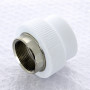 Муфта комбинированная под ключ сварка-В PPR 50-1 1/2 " Pro Aqua PA225 | PA22522P полипропилен белый