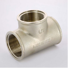 Тройник В 1 1/4" Uni-Fitt | 615N5550 никелированная латунь
