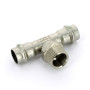 Тройник 18×3/4" Viega 445973 нержавеющая сталь