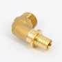 Угол 90 градусов 20x1/2" Rehau RX+ 14563481001 бронза