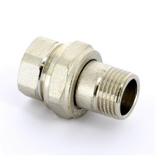 Разъемное соединение ВН 1/2" Uni-Fitt | 650N2000 никелированная латунь O-ring