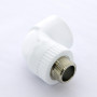 Угол 90 сварка-Н PPR 32-1/2" Pro Aqua PA270 | PA27015 полипропилен белый