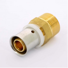 Муфта комбинированная пресс-Н 20-3/4" Uni-Fitt | 702G7300 латунь