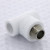 Тройник полипропиленовый с наружной резьбой PPR 20-1/2-20 Pro Aqua | PA25008P белый Тройник полипропиленовый с наружной резьбой PPR 20-1/2-20 Pro Aqua | PA25008P белый