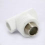 Тройник комбинированный сварка-Н PPR 20-3/4" Pro Aqua PA250 | PA25010P полипропилен белый