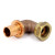 Угол 90 градусов 16x1/2" Rehau RX+ 14563961001 бронза Угол 90 градусов 16x1/2" Rehau RX+ 14563961001 бронза