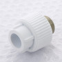 Муфта комбинированная сварка-Н PPR 20-3/4" Pro Aqua PA230 | PA23010P полипропилен белый