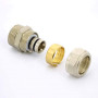Муфта обжим-Н 26-1/2" Uni-Fitt | 662N8400 никелированная латунь