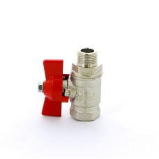 Кран шаровой 3/8″ резьба ВН Itap 093 3/8″ Ideal бабочка
