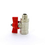 Кран шаровой 3/8″ резьба ВН Itap 093 3/8″ Ideal бабочка