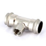 Тройник 28×1/2" Viega 437190 нержавеющая сталь