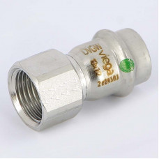 Соединение разъёмное 18×1/2" Viega 437596 нержавеющая сталь