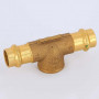 Тройник 15×1/2" Viega 115630 бронза