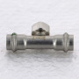 Тройник 18×1/2" Viega 437152 нержавеющая сталь