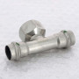 Тройник 18×3/4" Viega 437169 нержавеющая сталь