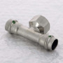 Тройник 18×3/4" Viega 437169 нержавеющая сталь