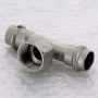Тройник 18×3/4" Viega 437169 нержавеющая сталь