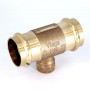 Тройник 42×1/2" Viega 126230 бронза