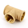 Тройник 2"×2" Viega 264321 бронза