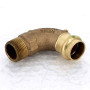 Угол 90° 22×3/4" Viega 115623 бронза
