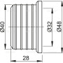 Манжета переходная 40х32мм Alcaplast Z0003-ND