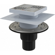 Трап Alcaplast APV4444, 150х150мм, душевой, сухой затвор